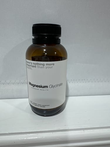 Customer photo review of Magnesium Glycinate (Pure & Unbuffered) - 110 Capsules