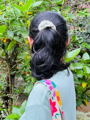 Customer photo review of Daisy Bloom Scrunchies