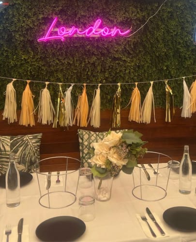 Customer photo review of Custom Neon Signs