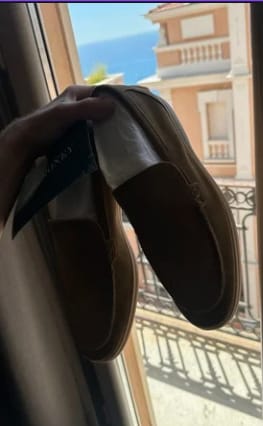 Customer photo review of Old Money Premium Suede Loafers