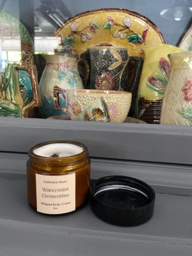 Customer photo review of Watermint Clementine Whipped Body Cream