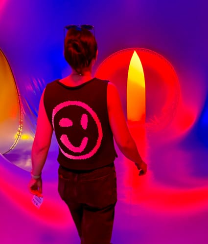 Customer photo review of The Tutti Frutti Jumper