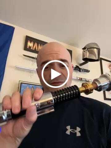 Customer video review of OWK III hero saber