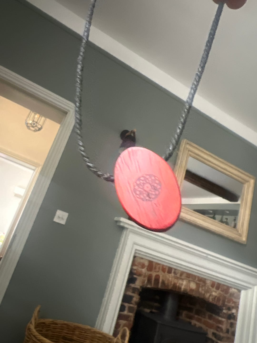 Customer photo review of Torus Design in Padauk - ORB Pendant