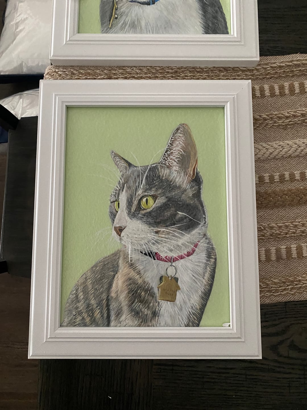 Customer photo review of Custom Pet Painting