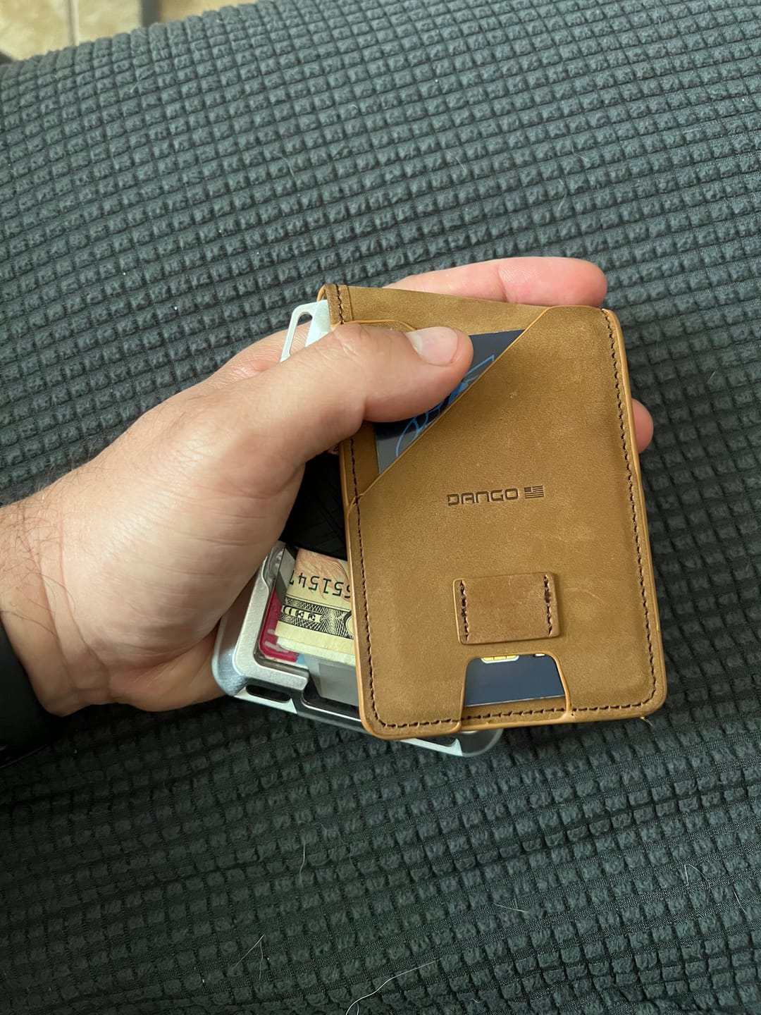 Customer photo review of M1 MAVERICK™ 4 POCKET BIFOLD LEATHER