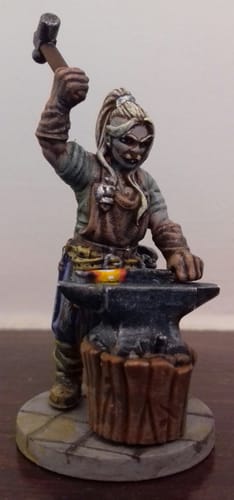 Customer photo review of Orc blacksmith