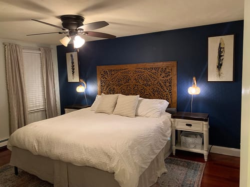 Customer photo review of Tête de Lit Panneau Rectangle - King Size 190 cm