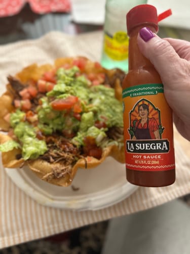 Customer photo review of Traditional Red Hot Sauce 2 Pack