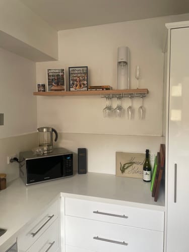Customer photo review of Floating Shelf