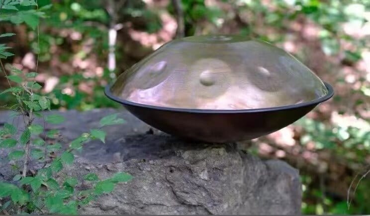 Customer photo review of Cosmos Handpan - Poseidon 9/10/12 Notes in D Minor - Tambourine Gift Set