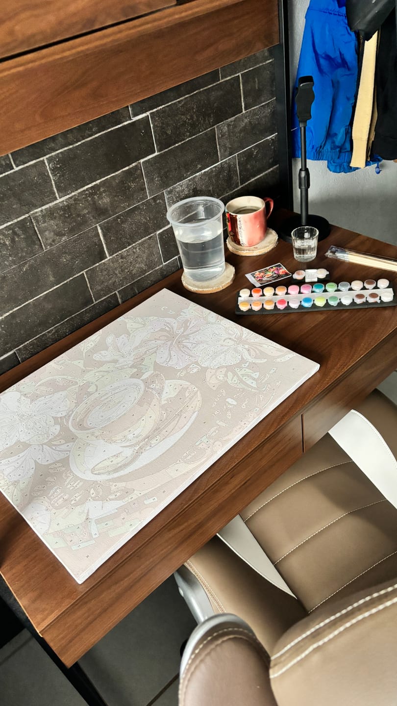 Customer photo review of Floral Coffee
