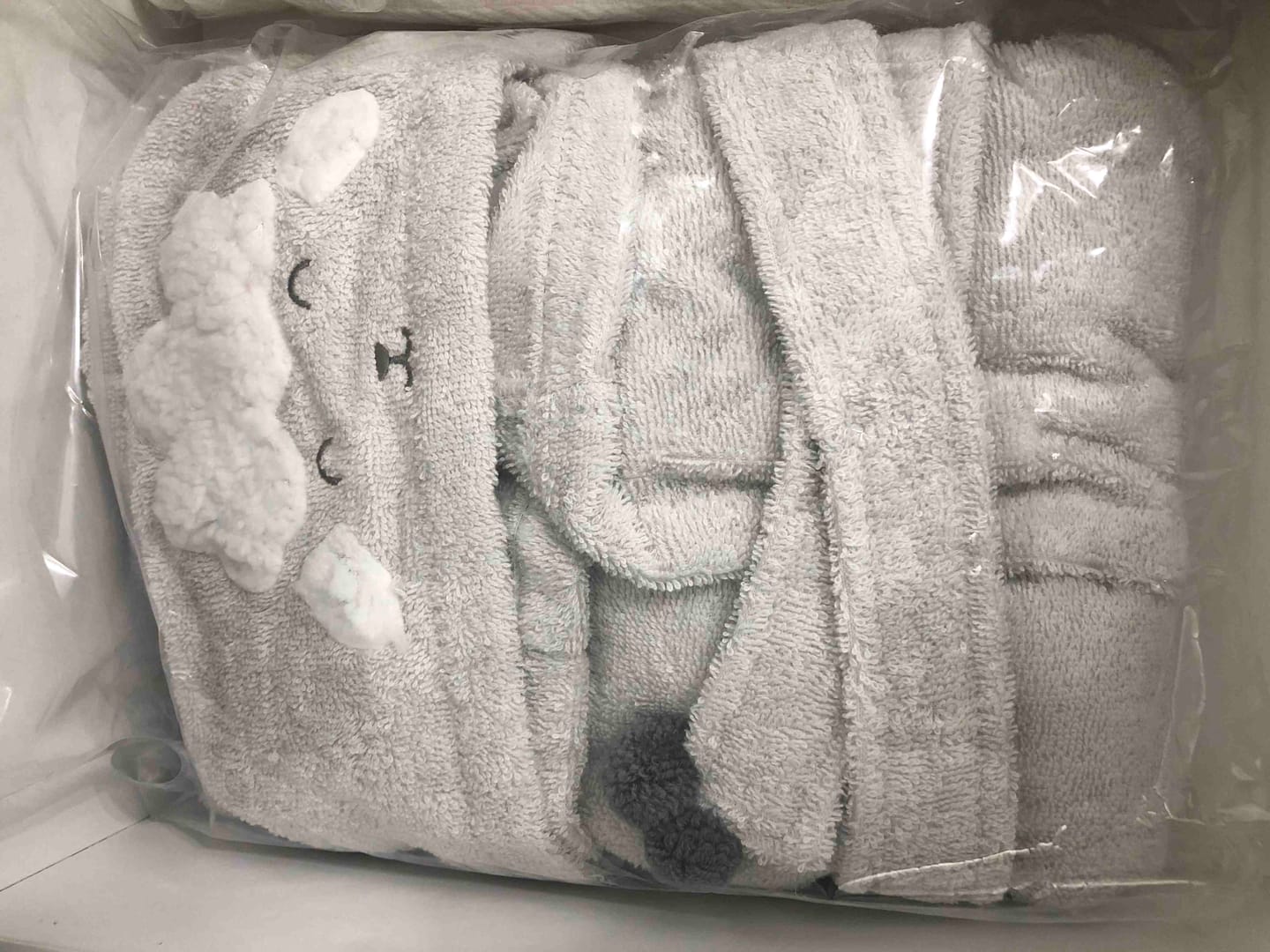 Customer photo review of Wooly %100 Pamuk Çocuk Bornoz