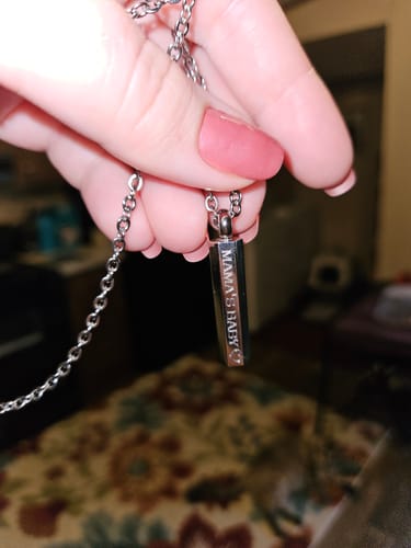 Customer photo review of Modern Urn Pendant