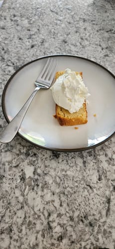 Customer photo review of Sugar Free Low Carb Keto Pound Cake Loaf