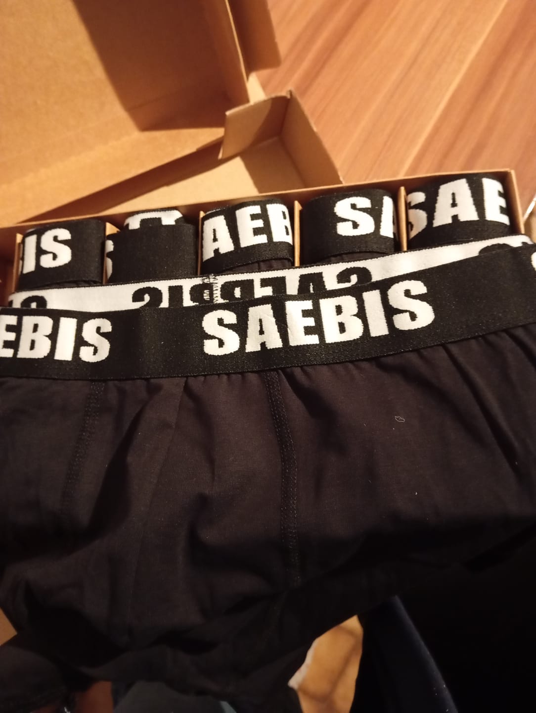 Customer photo review of Herren Boxershorts aus Baumwolle schwarz by SAEBIS®