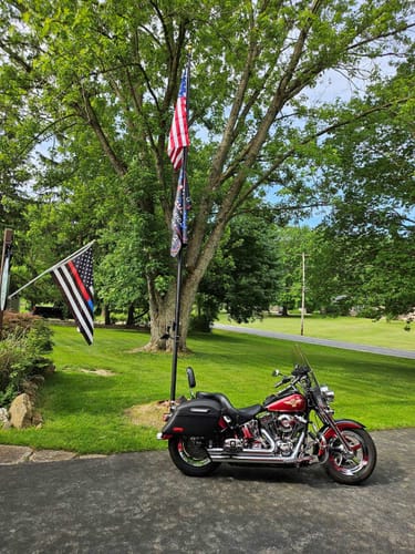 Customer photo review of 20ft. Sectional Flagpole For Residential or Commercial Purposes