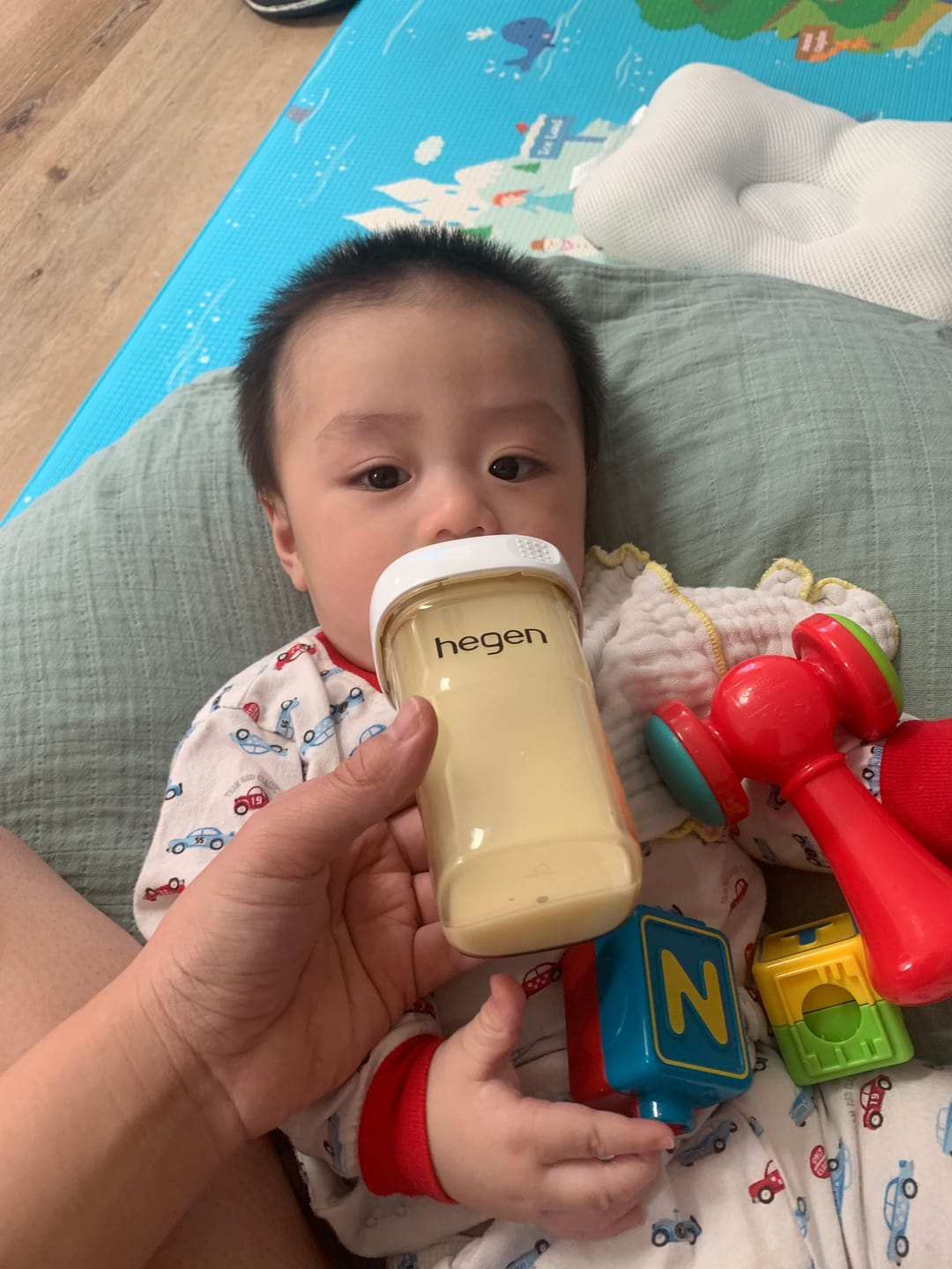 Customer photo review of Hegen Bottle Brush & Nipple Cleaner