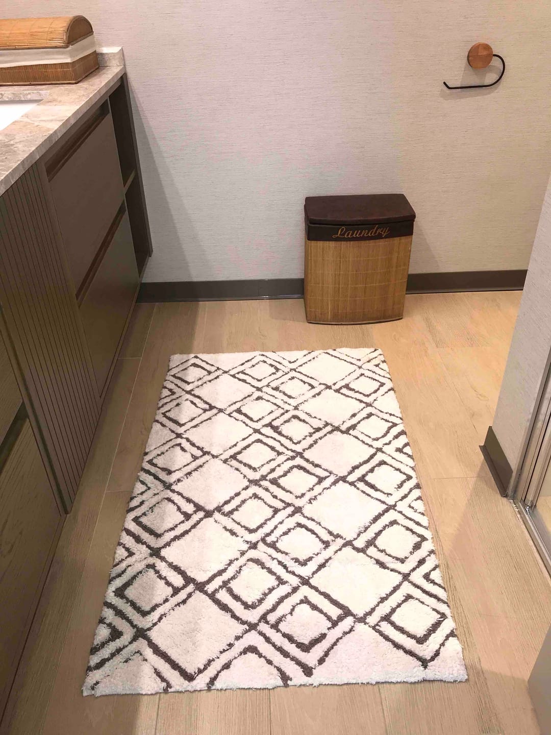 Customer photo review of Cava Tekli Banyo Paspası %100 Pamuk 70x110 Kahverengi