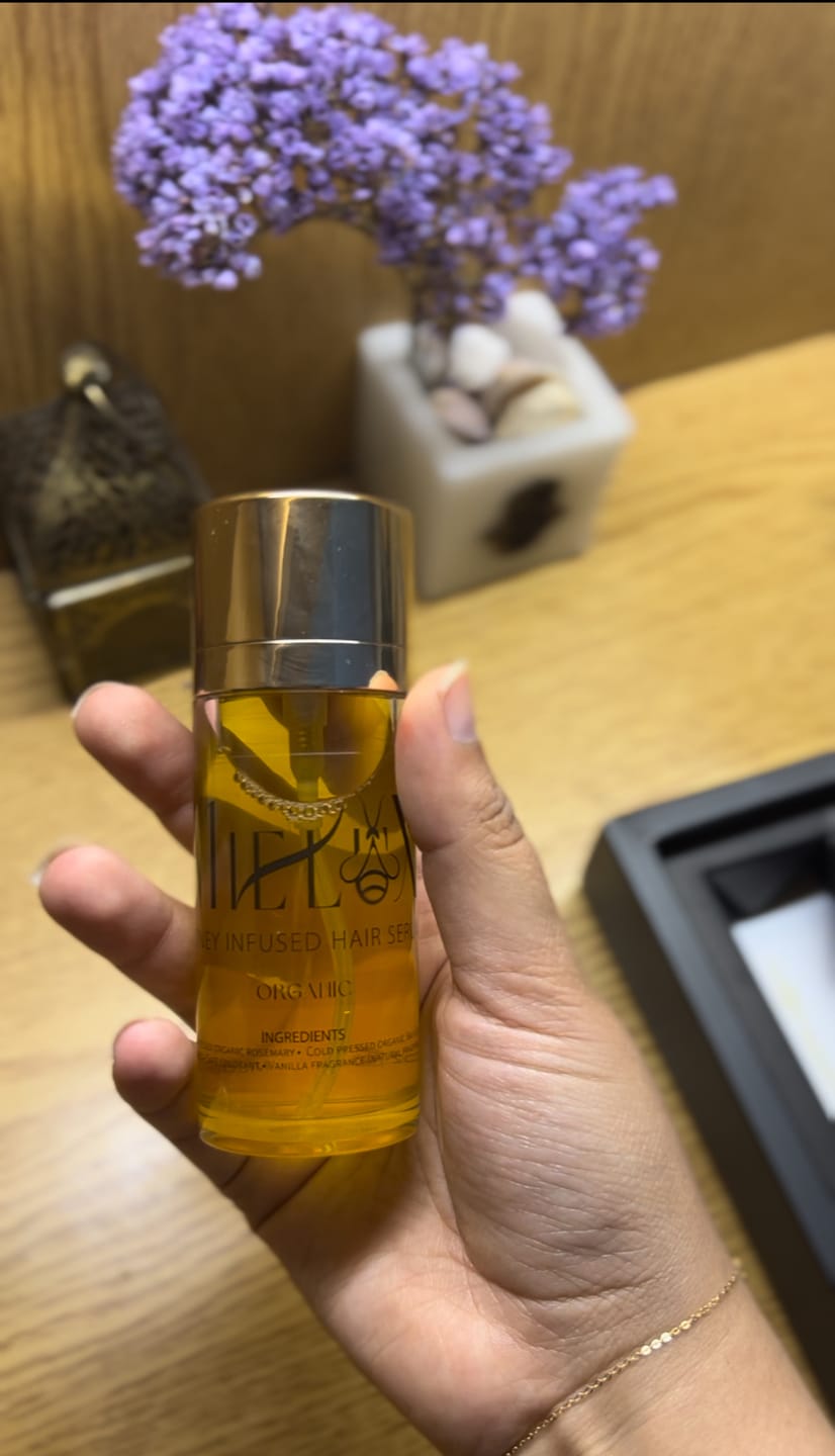 Customer photo review of Sweet Hive Serum