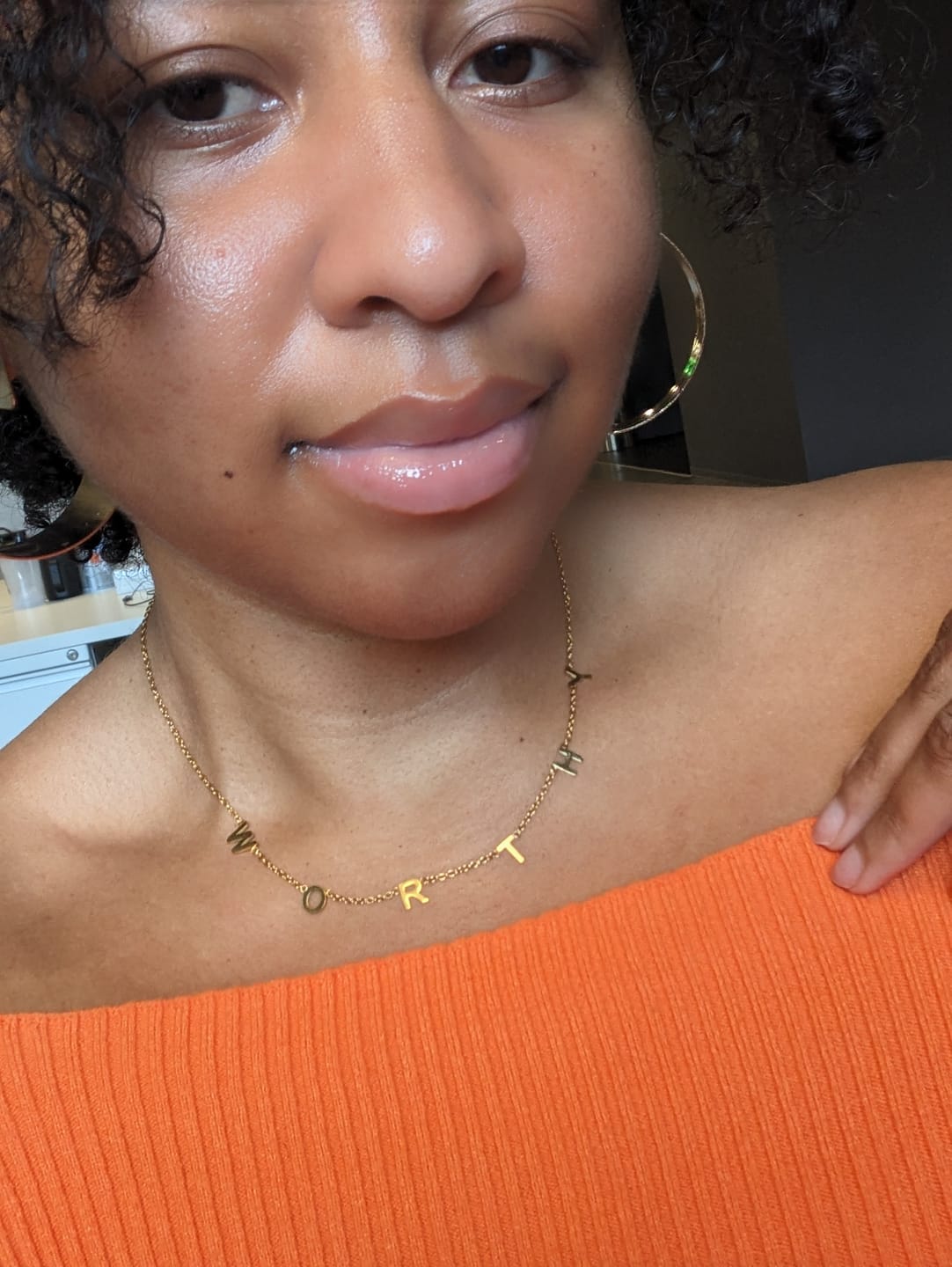 Customer photo review of WORTHY NECKLACE