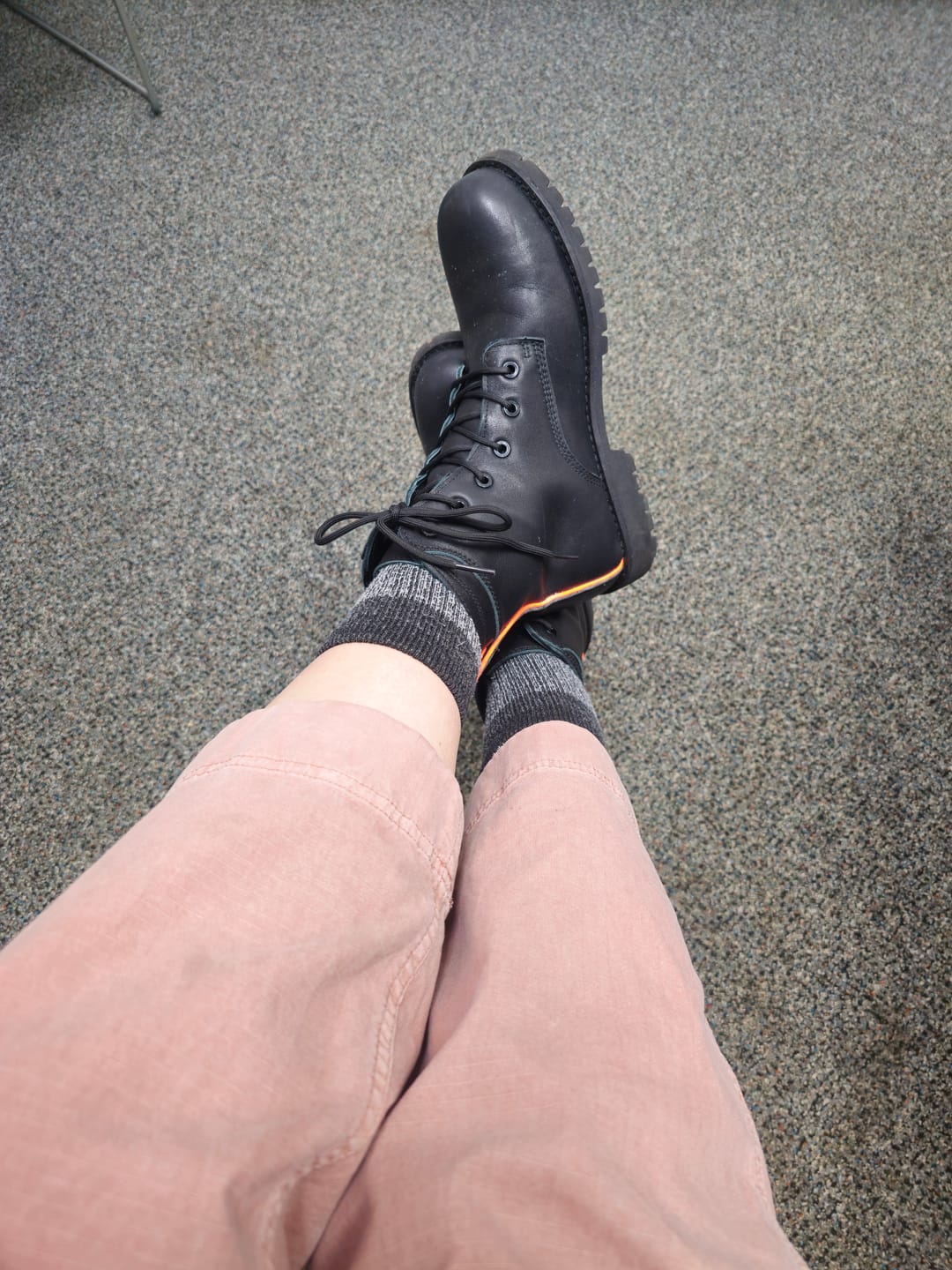 Customer photo review of Women's Leeza Composite Toe Boots, Midnight Black (SD)