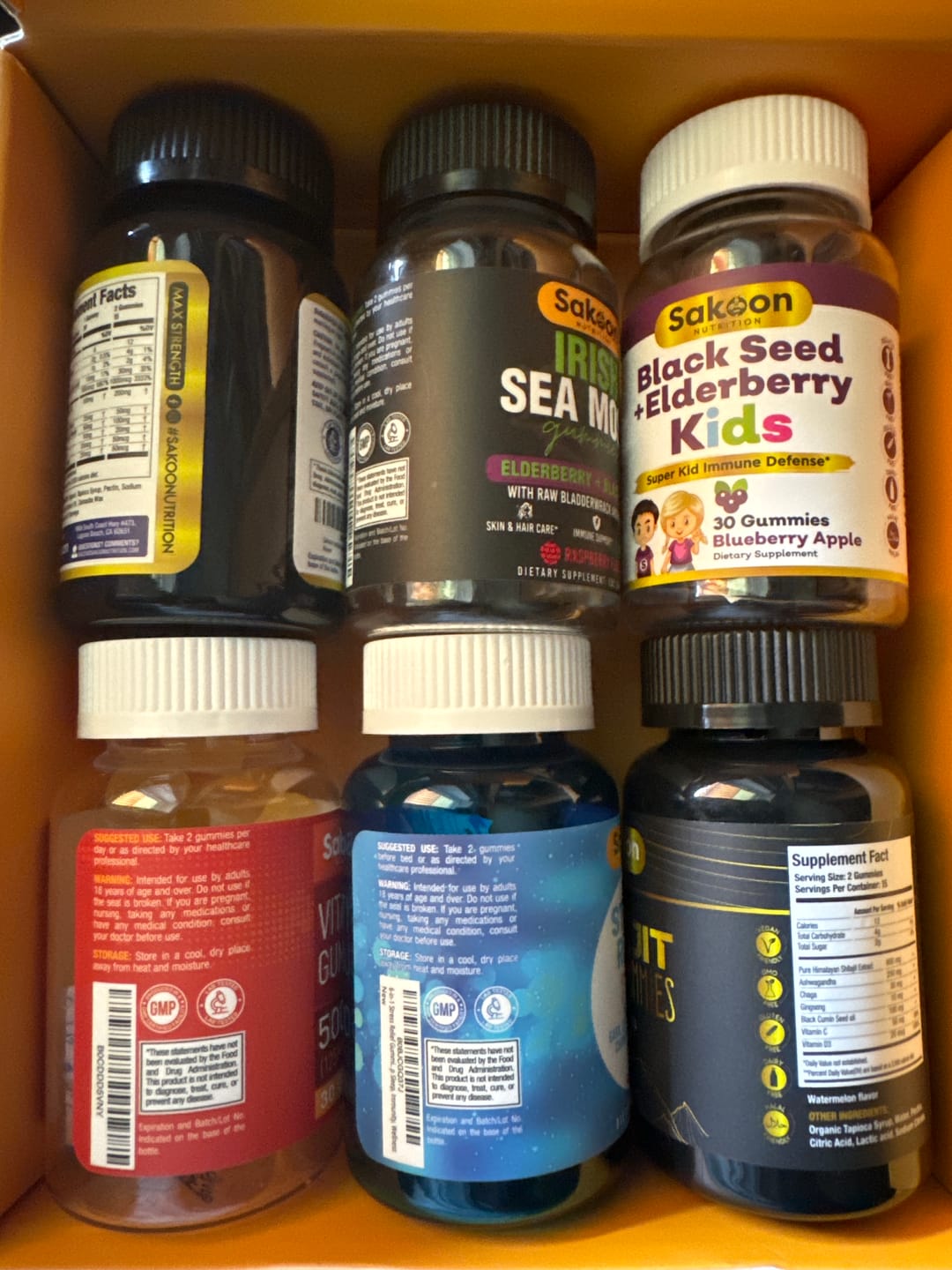 Customer photo review of Sakoon Gummies Gift Box