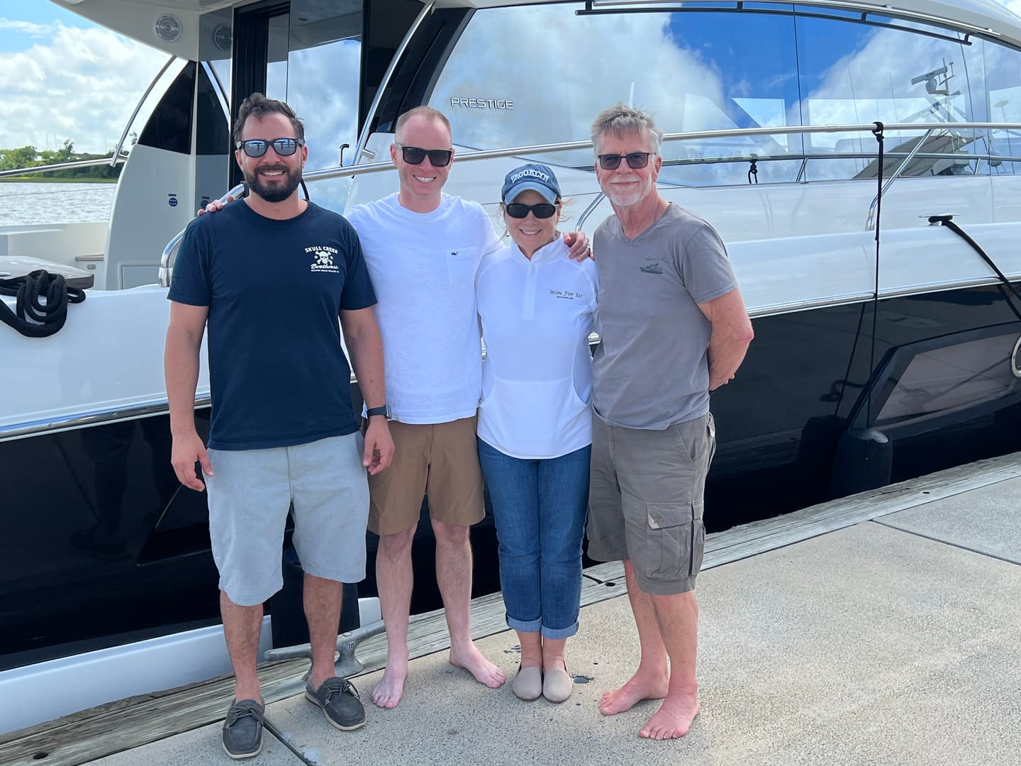 Customer photo review of Women's Cotton Custom Boat T-Shirts - Short Sleeve