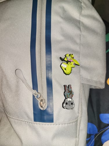 Customer photo review of Keanu the Koala Enamel Pin