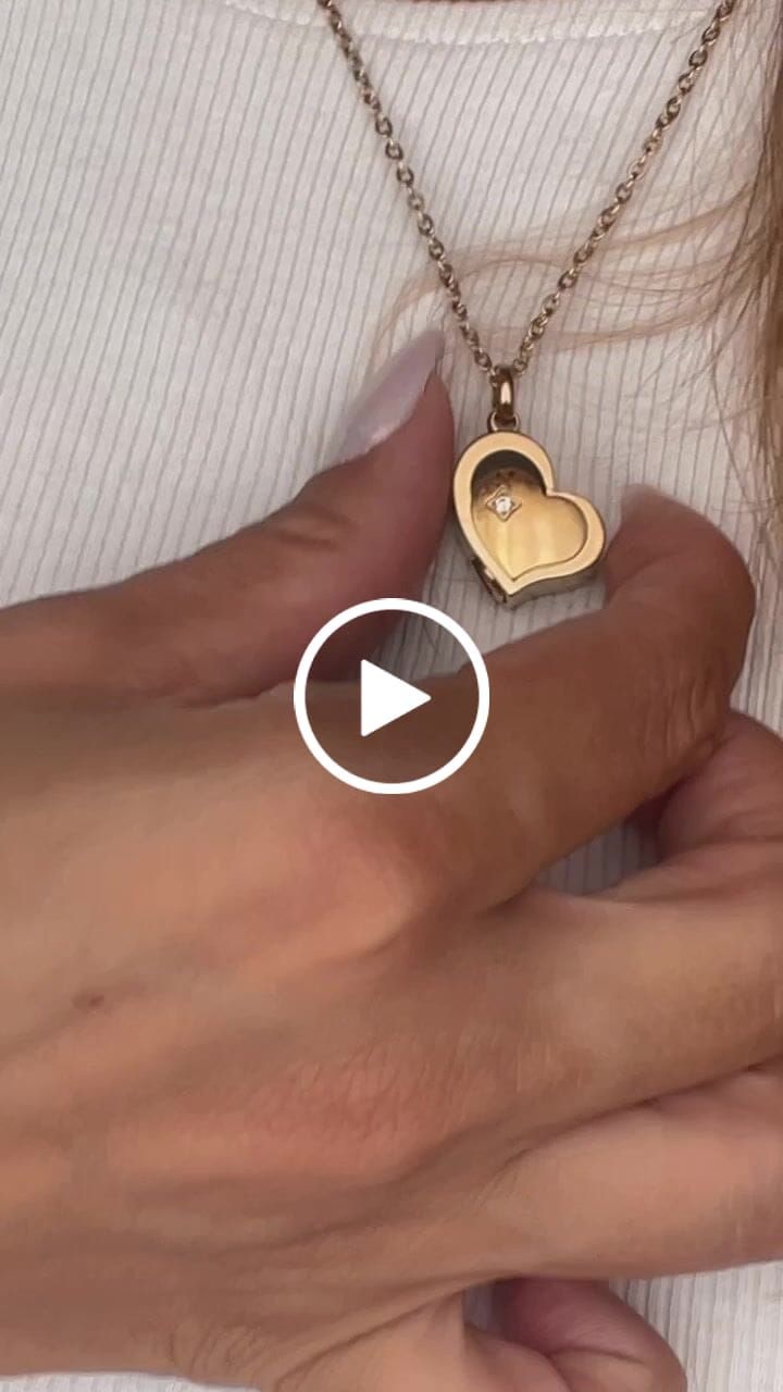 Customer video review of Heart Urn Pendant