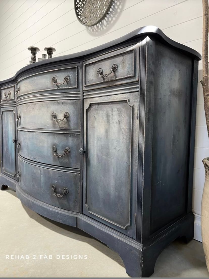 Customer photo review of One Step Paint - Chavant Blue