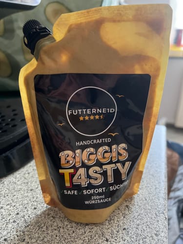 Customer photo review of BIGGIS T4STY Sauce 250ml