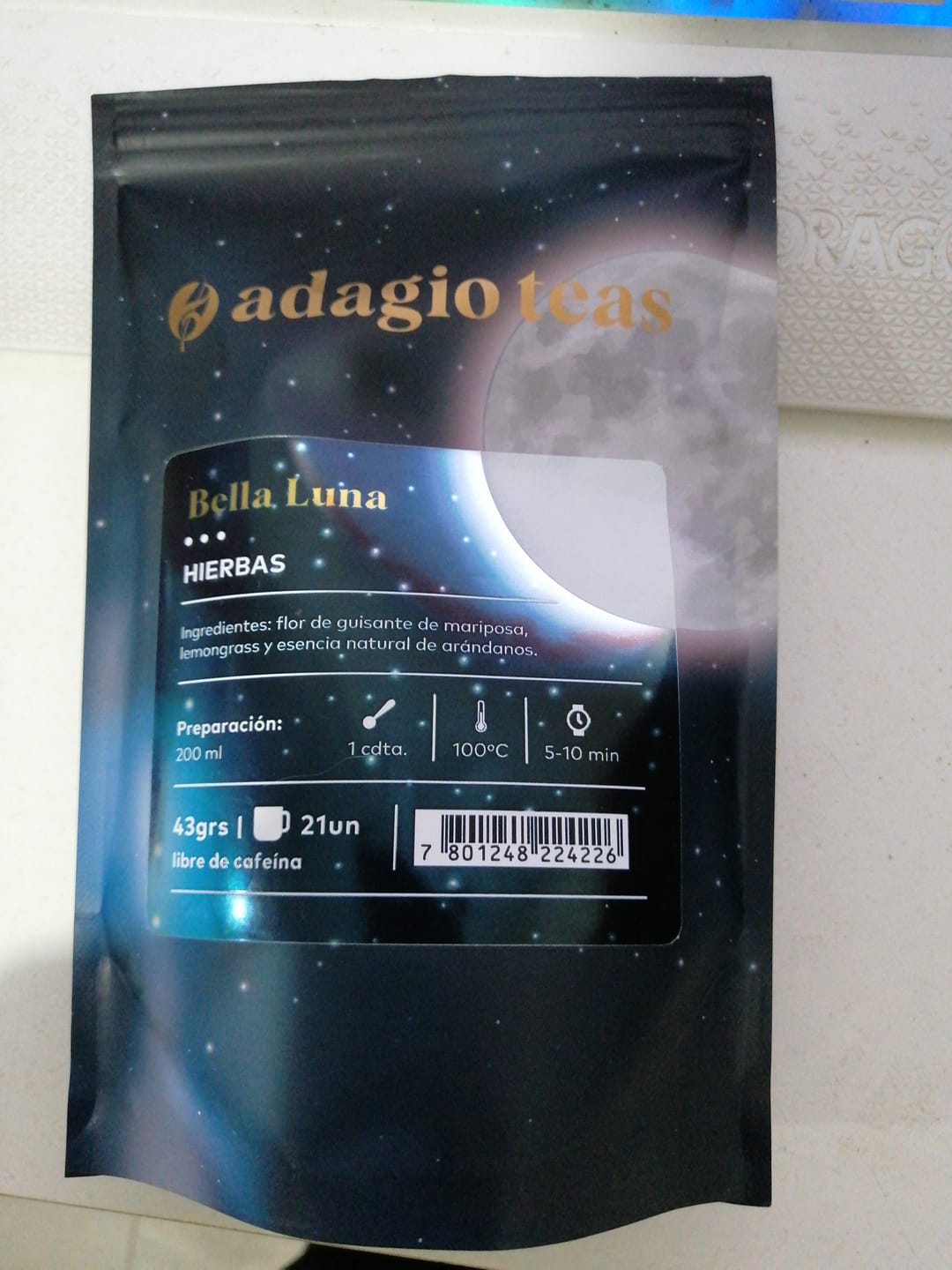 Customer photo review of Bella Luna - Té Azul