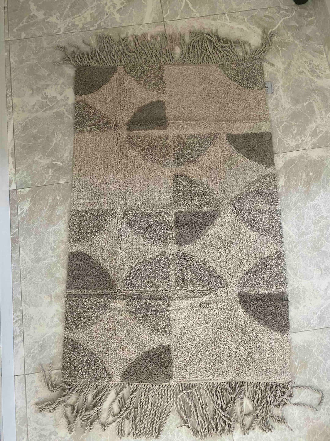 Customer photo review of Brook Tekli Banyo Paspası %100 Pamuk 70x110 Ekru