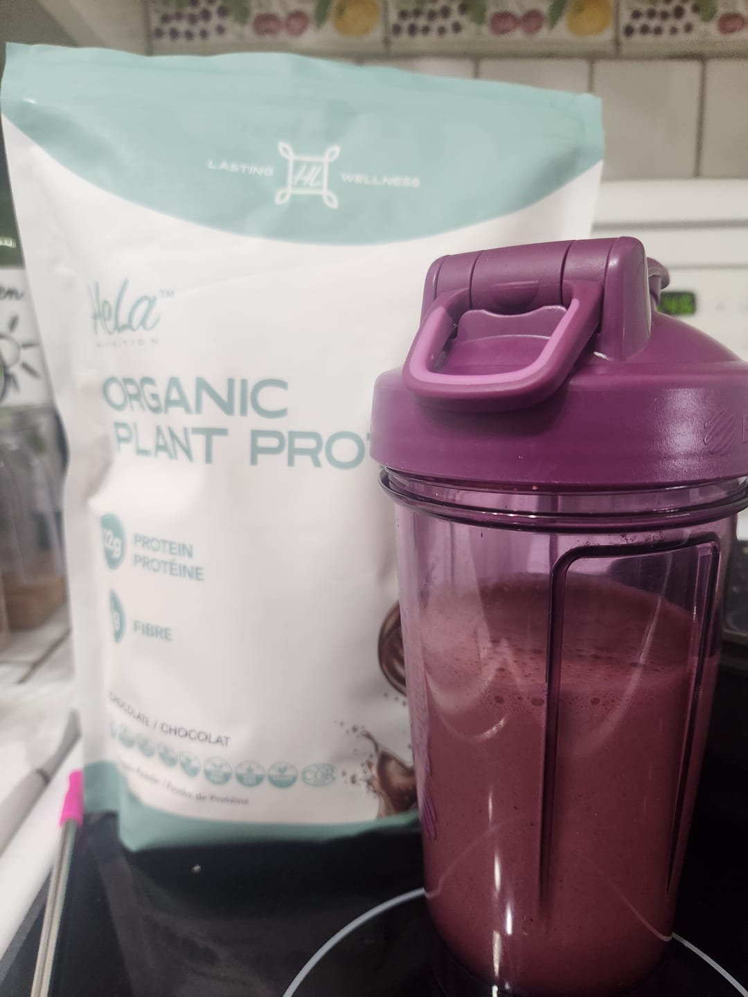 Customer photo review of Organic Plant Protein