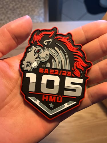 Customer photo review of Individuell gefertigte Patches ( Ab 20 Stück )