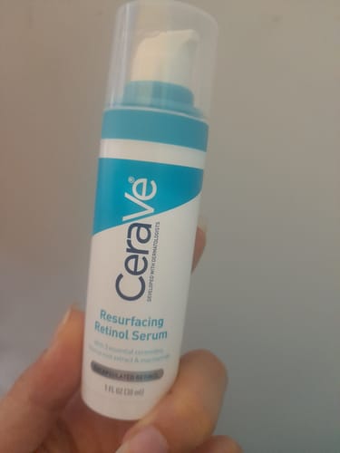 Customer photo review of CeraVe Resurfacing Retinol Serum 30ml