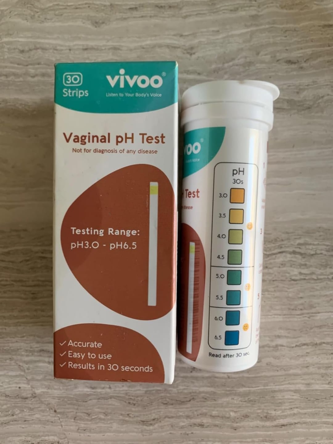 Customer photo review of Vaginal pH Test