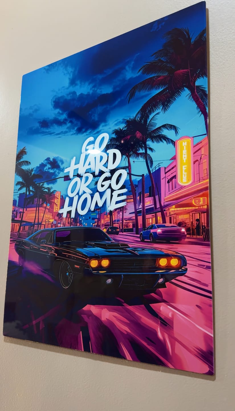 Customer photo review of GO HARD OR GO HOME