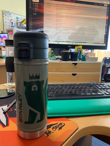 Customer photo review of Botella FlowSteady Verde | 502 ml