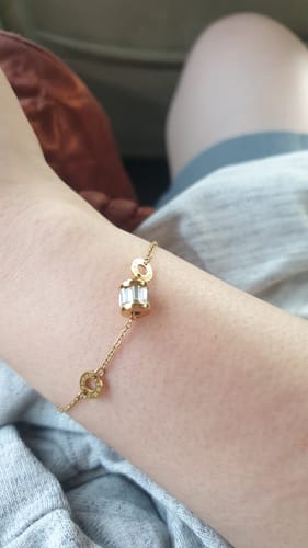 Customer photo review of Rolling Stones Roman Numerals Plate Bracelet
