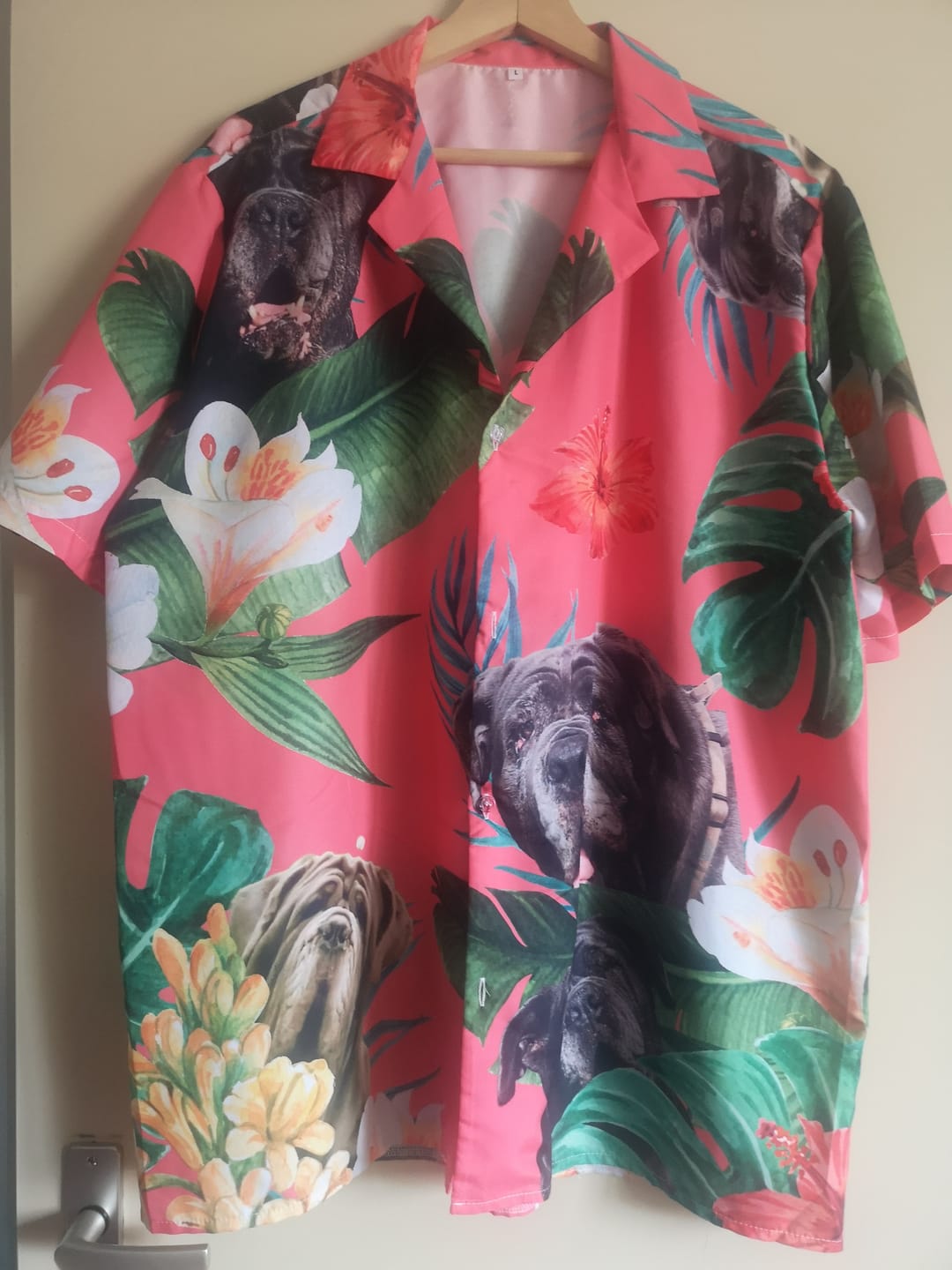 Customer photo review of Jouw foto - Gepersonaliseerd Hawaiiaans hemd