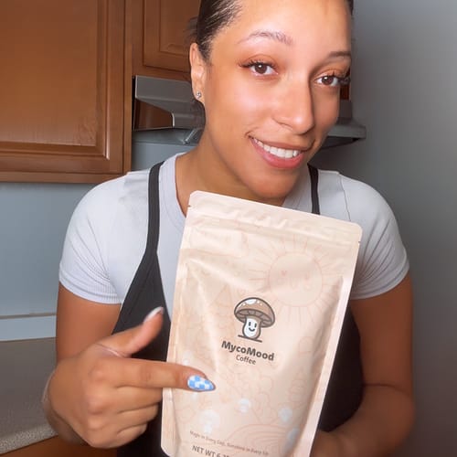Customer photo review of Mushroom Coffee 30 Servings - Starter Kit