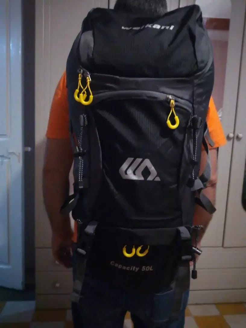 Customer photo review of 50L Backpack - Outdoor