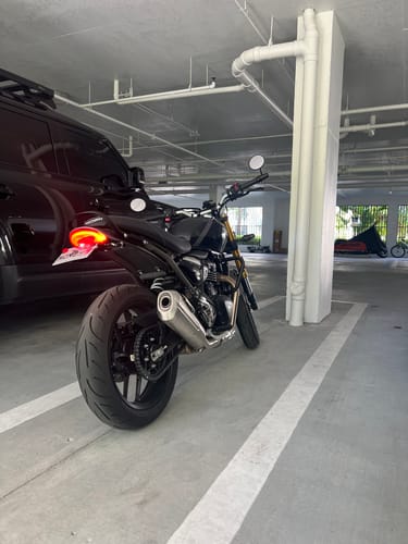 Customer photo review of Triumph Speed 400 & Scrambler 400 Plug & Play Tail Kit