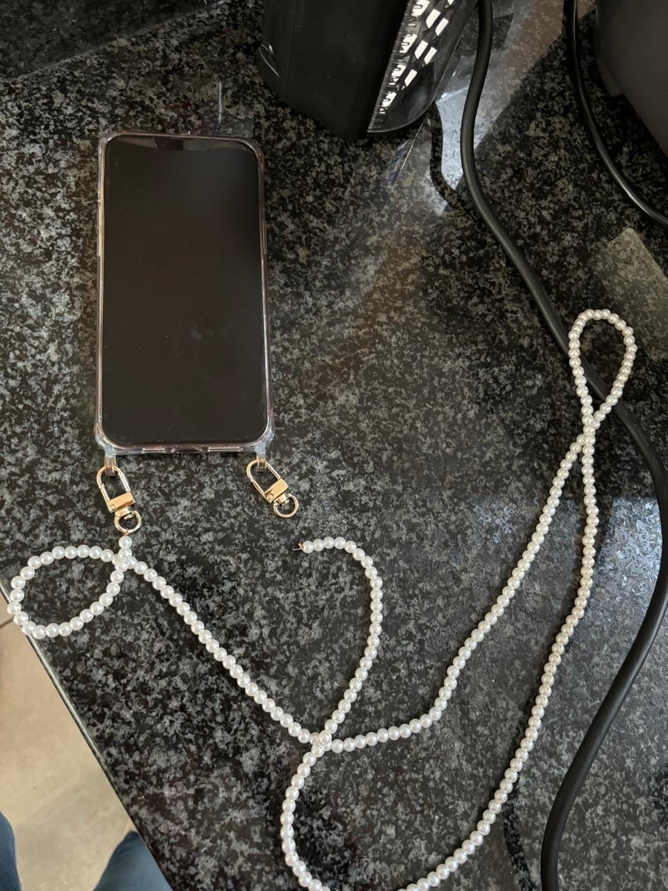 Customer photo review of Pearl Chain Strap