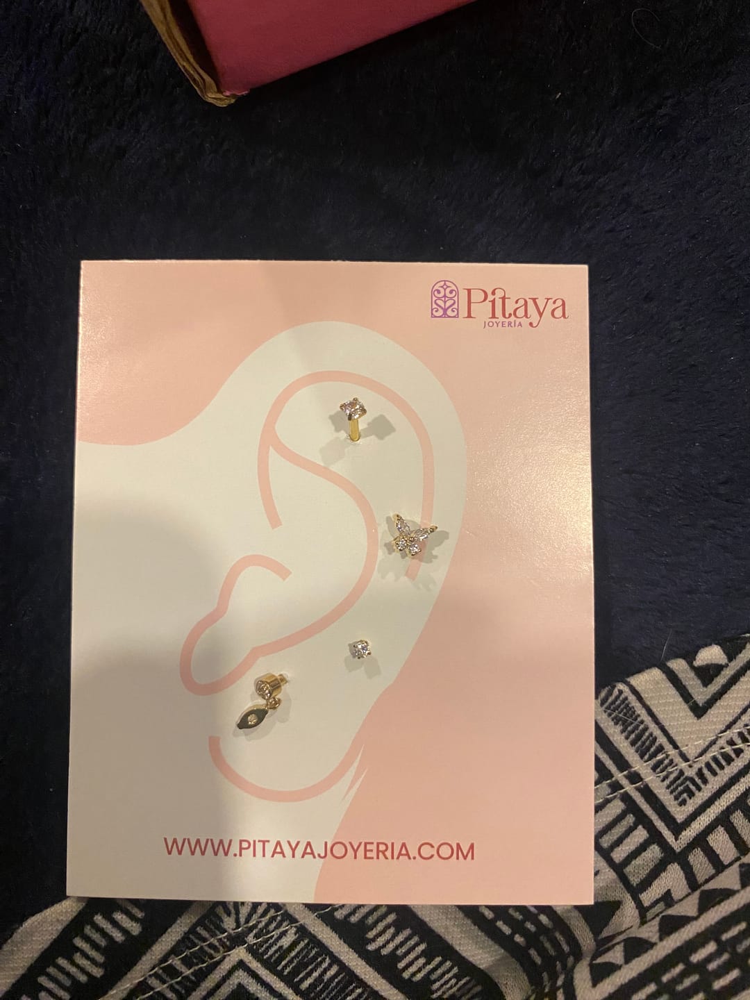 Customer photo review of Piercing Mini Diamante