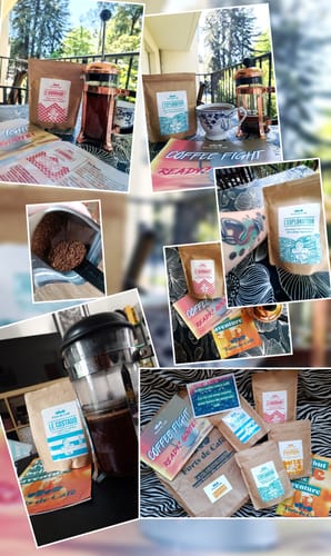 Customer photo review of Pack découverte 4 cafés