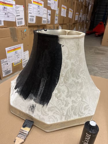 Customer photo review of Fabric Paint -- Black