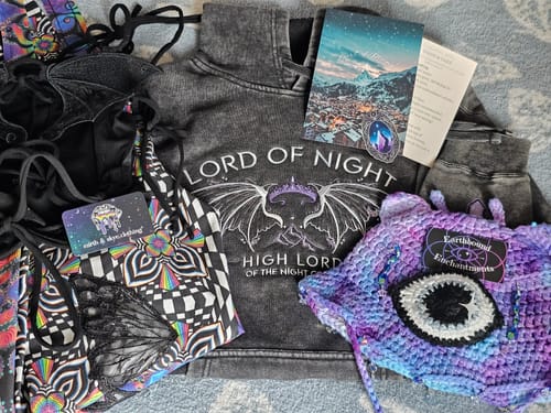 Customer photo review of Lord of Night premium hoodie